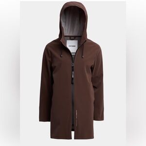 STUTTERHEIM Stockholm lightweight zip matte raincoat